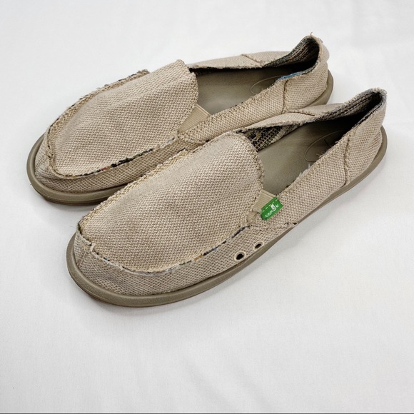 Sanuk Shoes - Sanuk Sidewalk Surfer Slip On Loafers Women's Sz 9